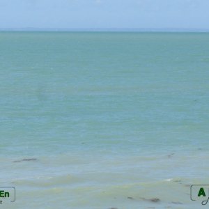 Jersey vue depuis la côte Normande