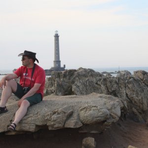 Seb Cismondo au phare de Goury