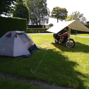 Mon camp au camping de la Sélune