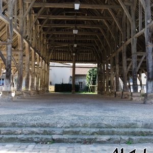 La halle de Méréville (3) la charpente